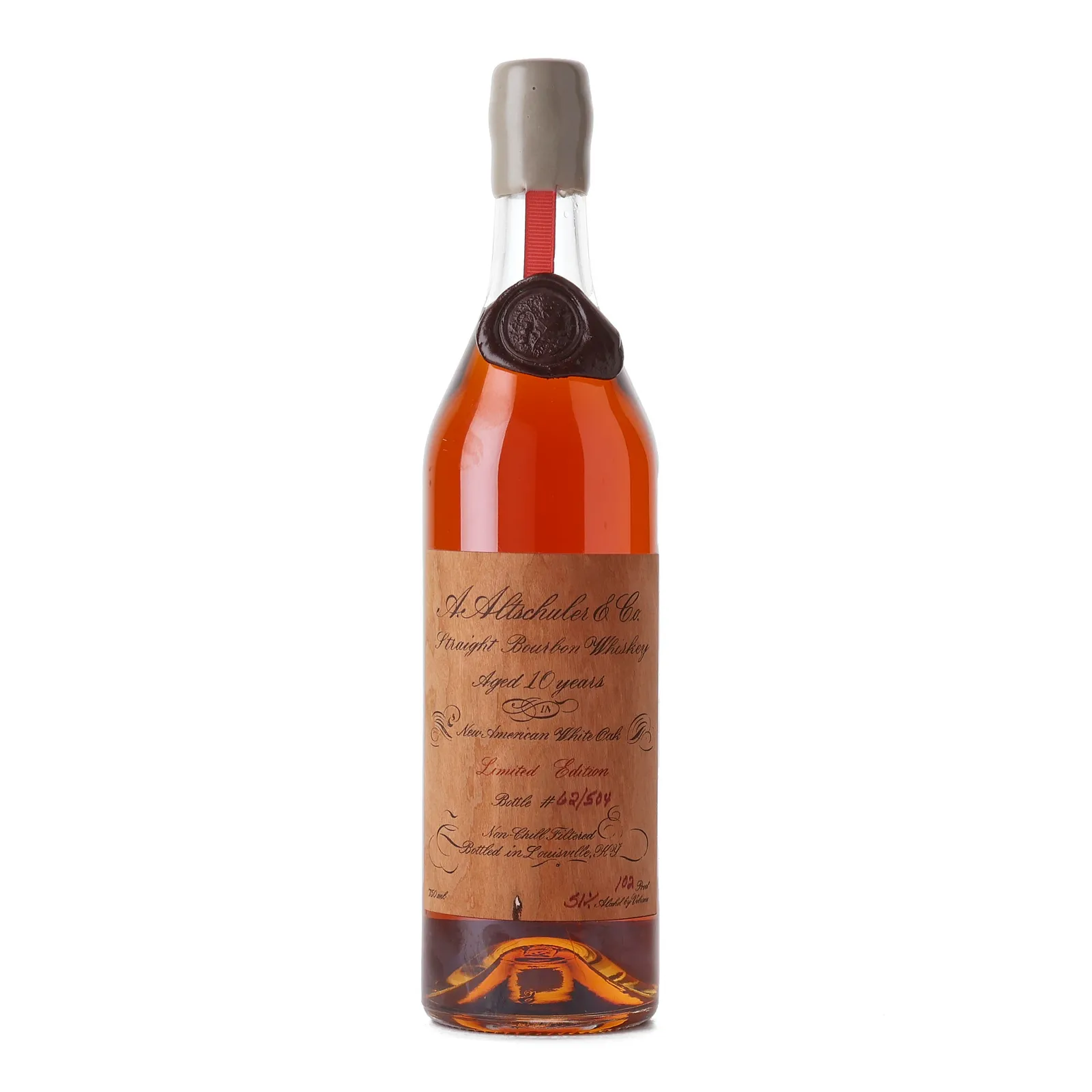 A. Altschuler & Co. 10 Year Old, The Woodwork Collective, 51% whisky bottle