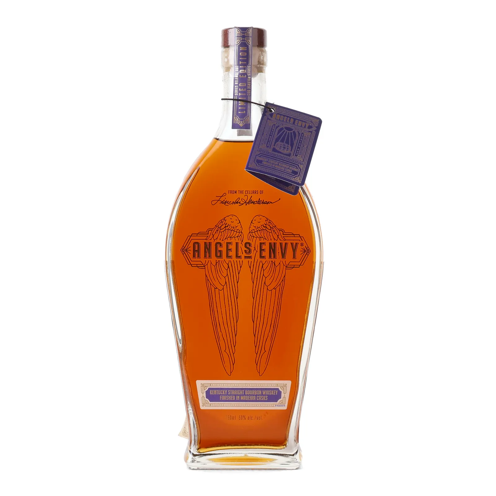 Angel's Envy Series Release No. 003: Madeira Cask, Madeira Cask, 2021, 50% whisky bottle