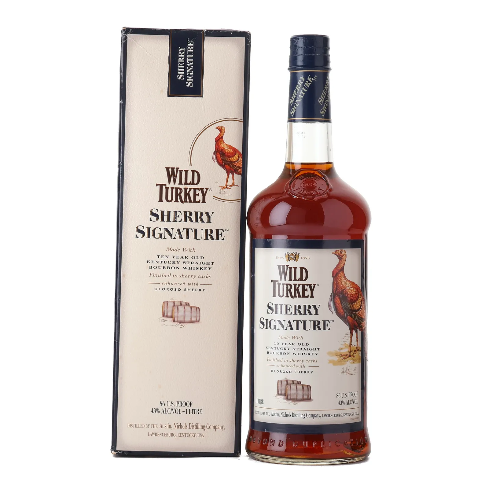 Wild Turkey 10 Year Old Sherry Signature, Sherry Cask, 2004, 43% whisky bottle