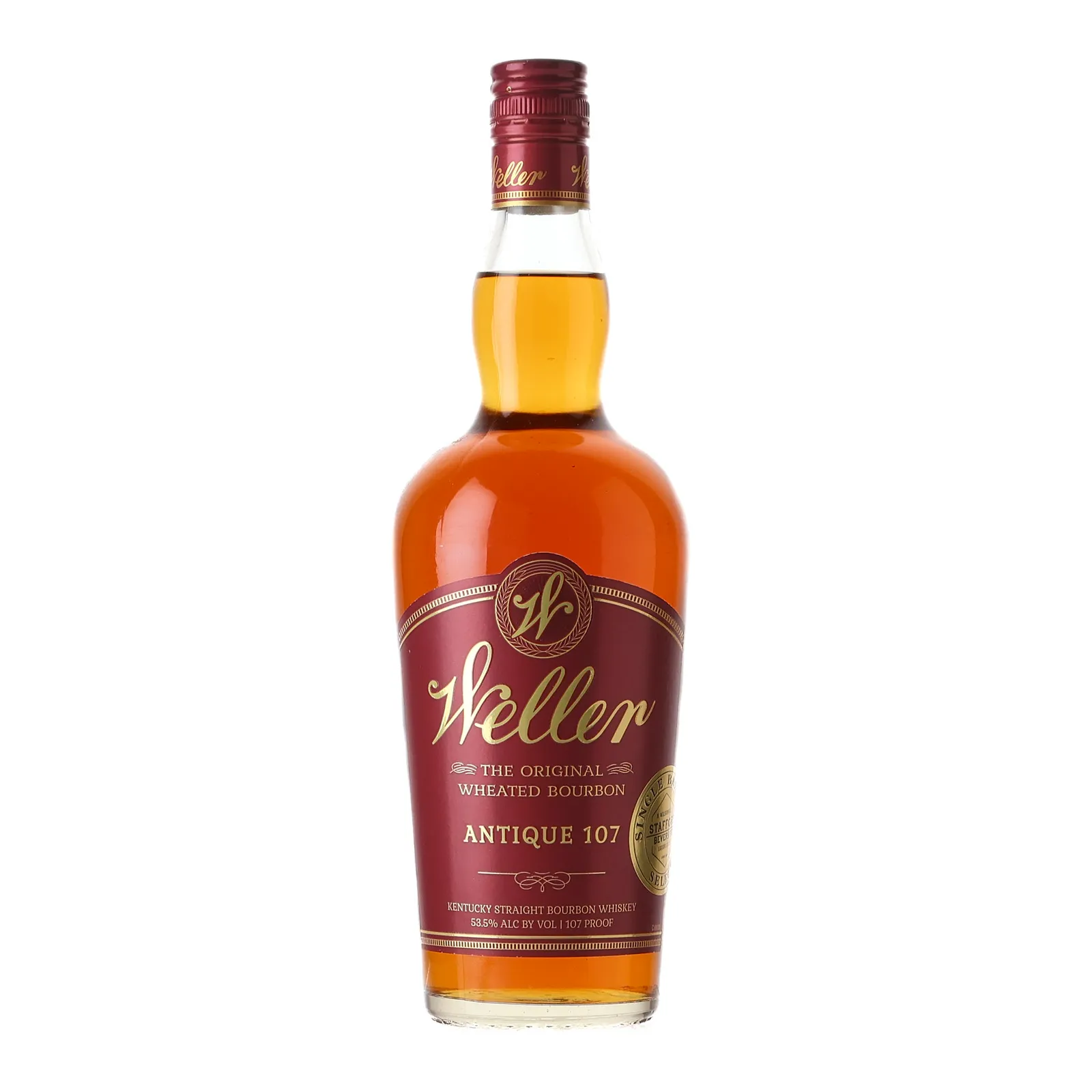 Weller Antique 107 Stafford Beverage Private Barrel Selection, 53.5% whisky bottle