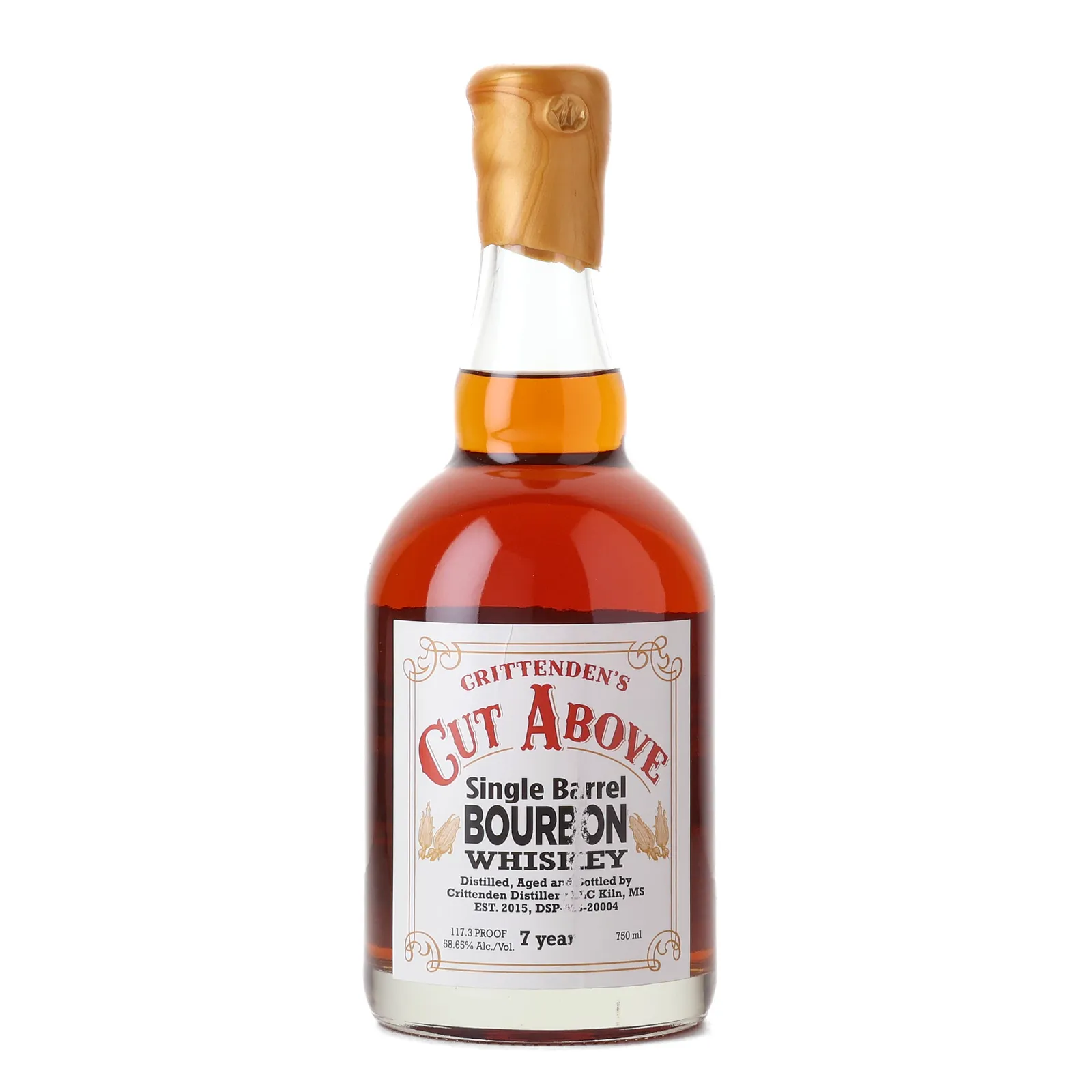 Crittenden's Cut Above Sweet Home Mississippi 7 Year Old, Cask #0088, 2024, 58.65% whisky bottle