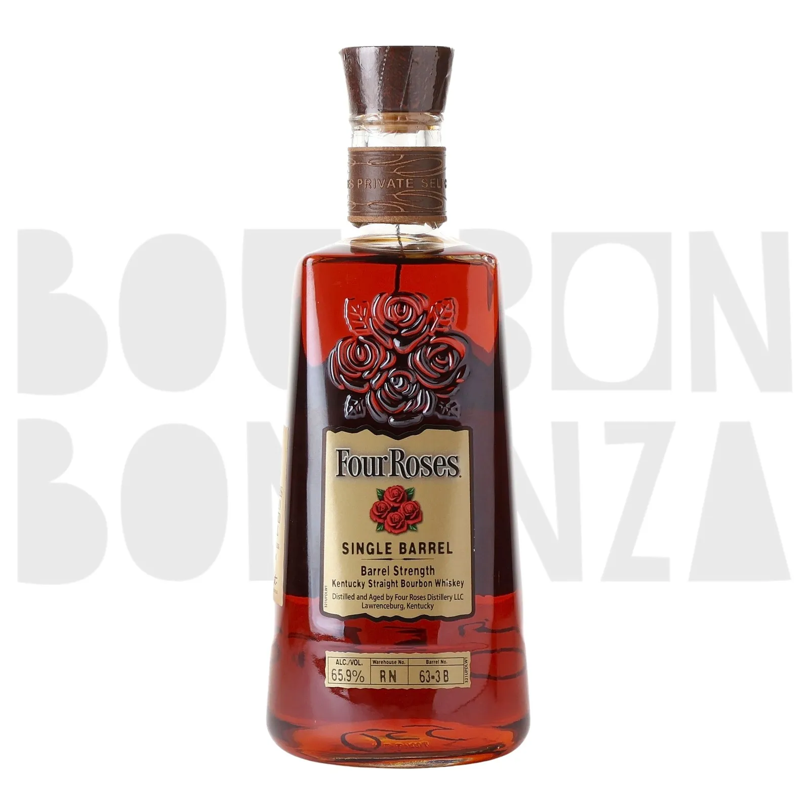 Four Roses Barrel Strength OESV 16 Year Old, Cask #63-3B, 65.9% whisky bottle