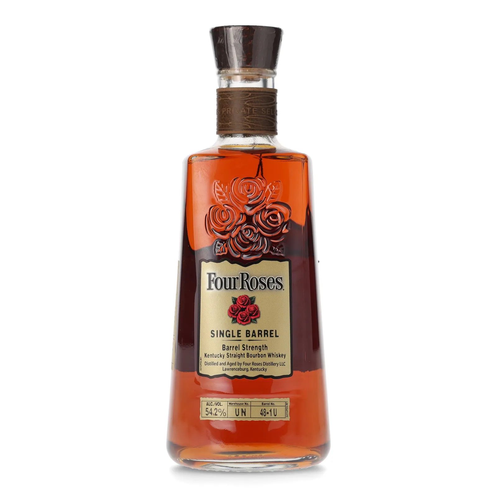 Four Roses Single Barrel Private Selection OBSQ 11 Year Old, Cask #48-1 U, 2024, 54.2% whisky bottle