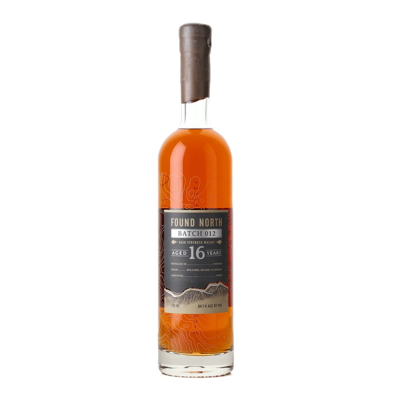 Found North Batch No. 012 16 Year Old, New Oak Cask, Batch No. 012, 64.1% whisky bottle