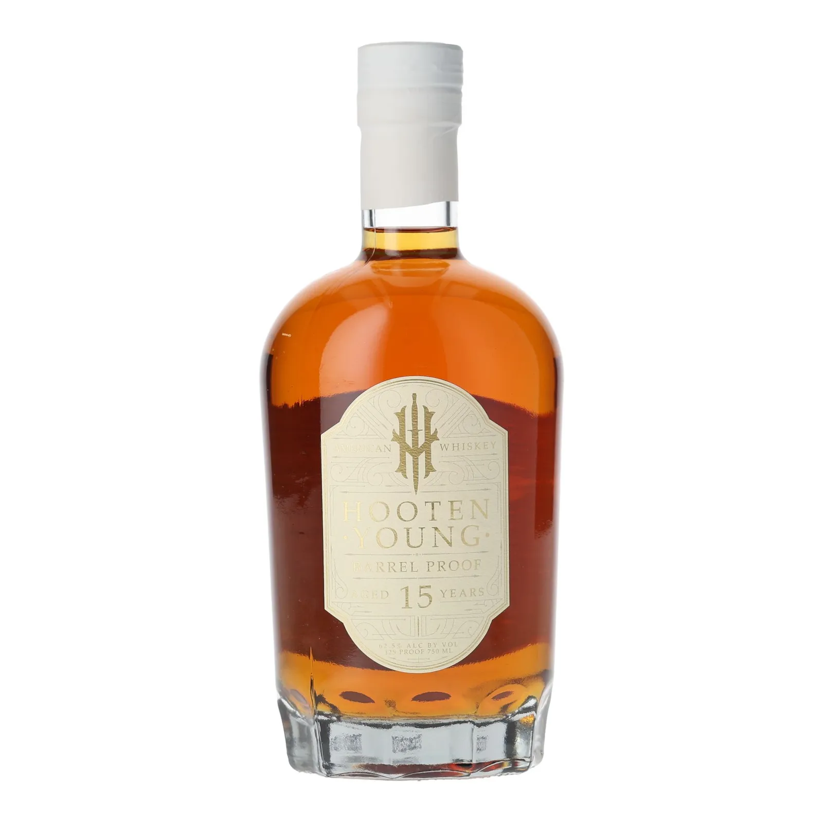 Hooten Young 15 Year Old, American Oak Cask, 62.5% whisky bottle