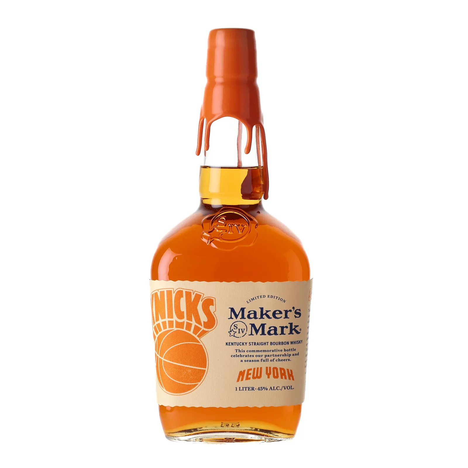 Maker's Mark New York Knicks Limited Edition, 45% whisky bottle