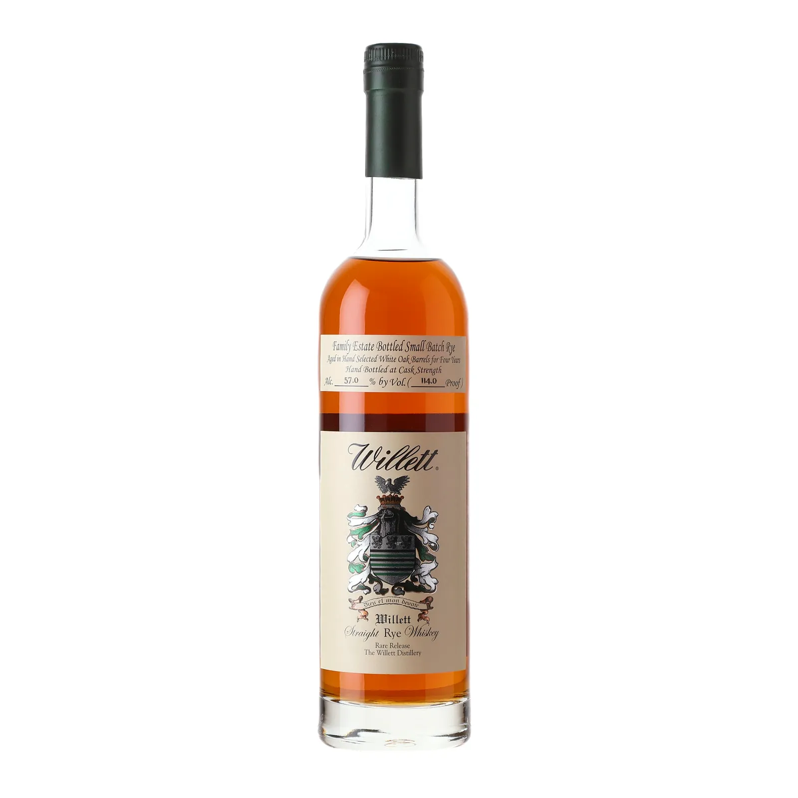 Willett Family Estate Small Batch No. Rye 4 Year Old, Oak Cask, 57% whisky bottle
