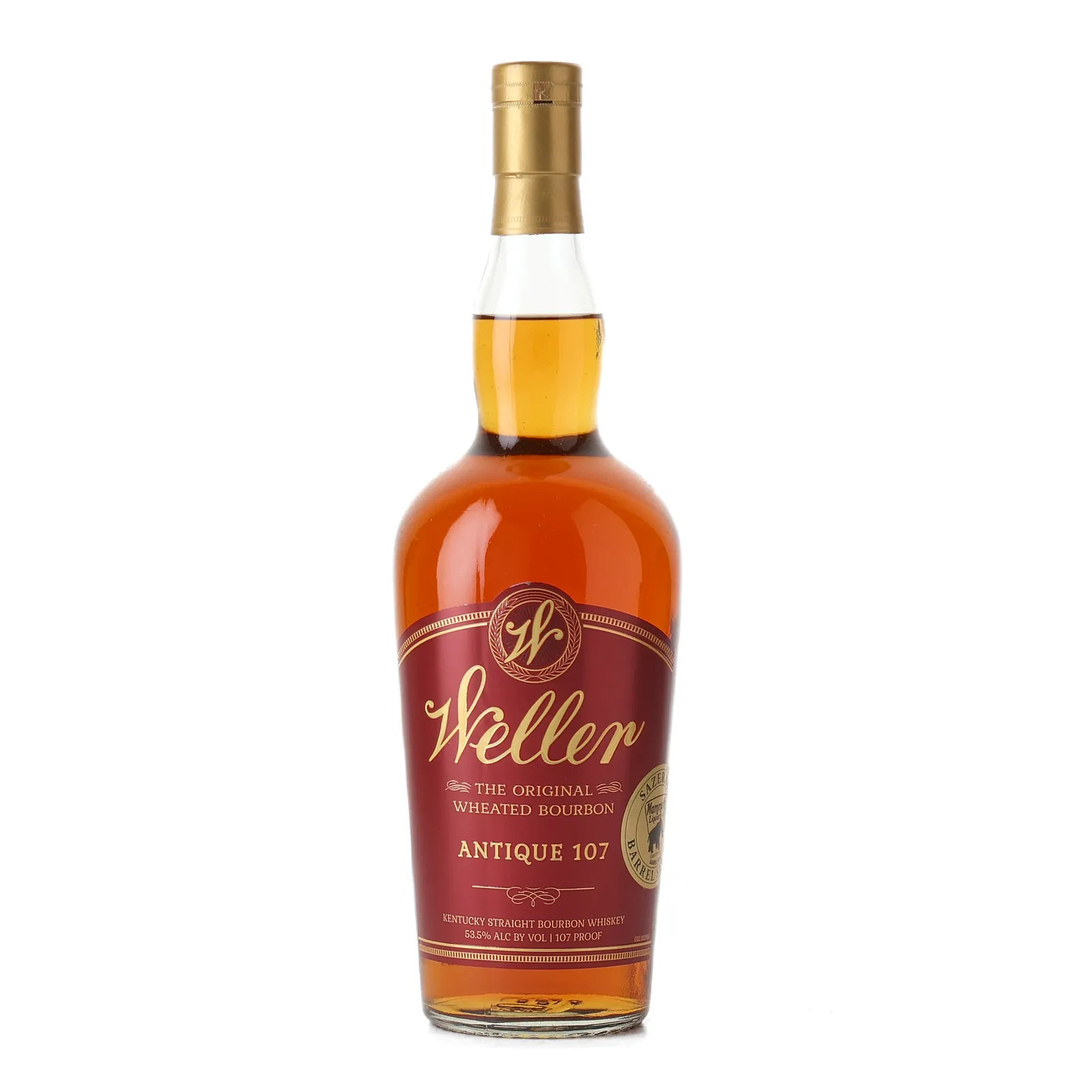 Weller Antique 107 Mammoth Liquors Barrel Select, New Charred American Oak Cask, Cask #265, 2025, 53.5% whisky bottle