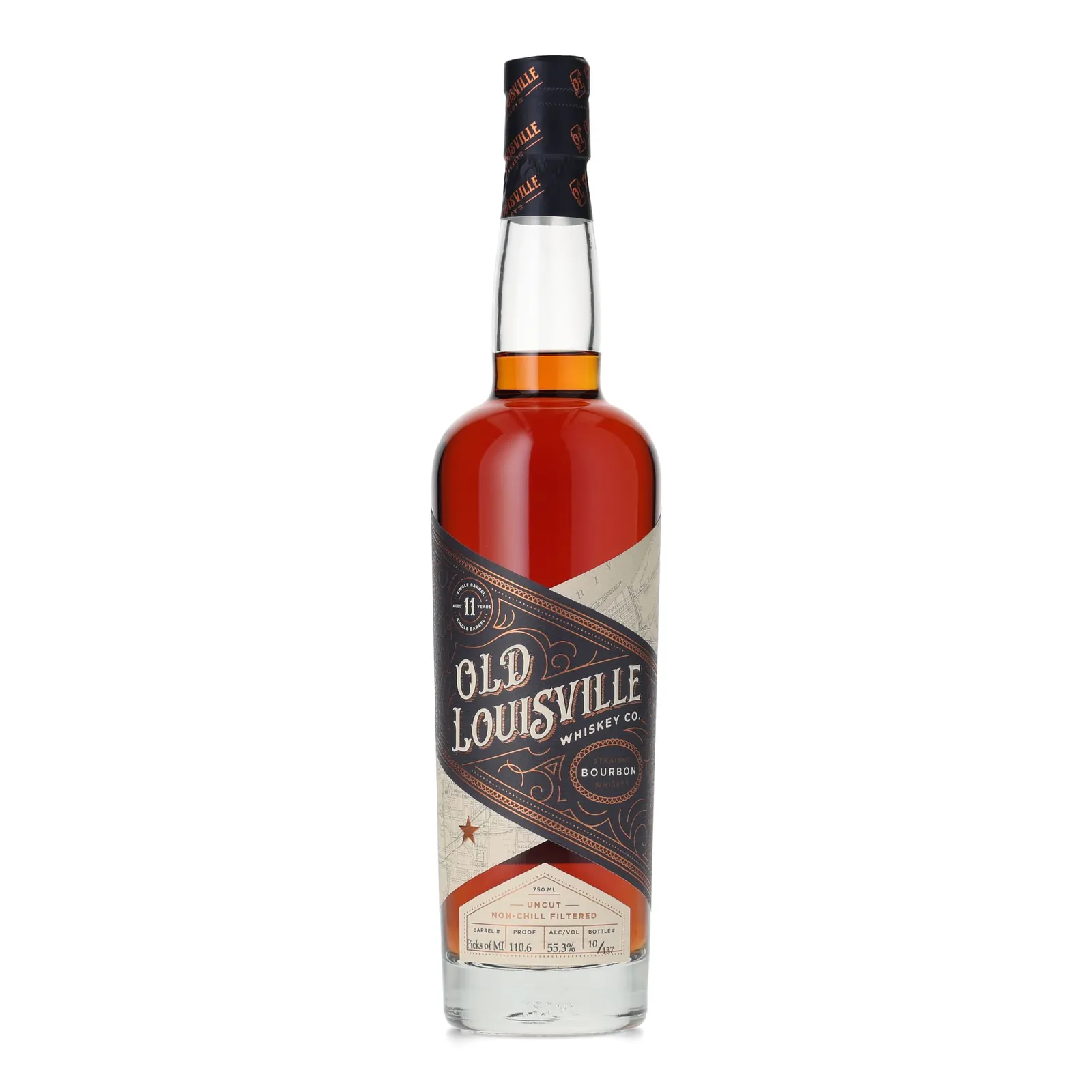 Old Louisville Single Barrel 11 Year Old, Cask #Picks of MI, 55.3% whisky bottle