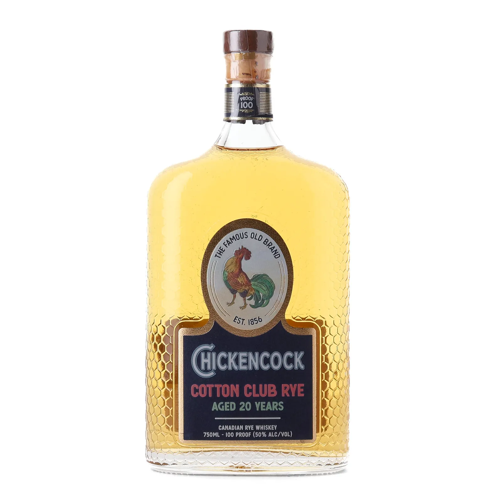 Chicken Cock Cotton Club 20 Year Old, Bourbon Cask, 2021, 50% whisky bottle