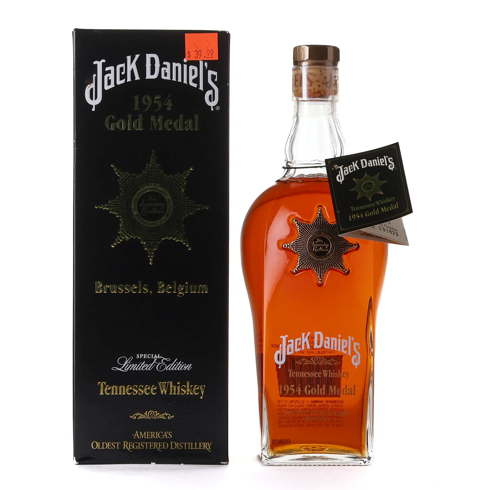 Jack Daniel's 1954 Gold Medal Series, 2005, 45% whisky bottle