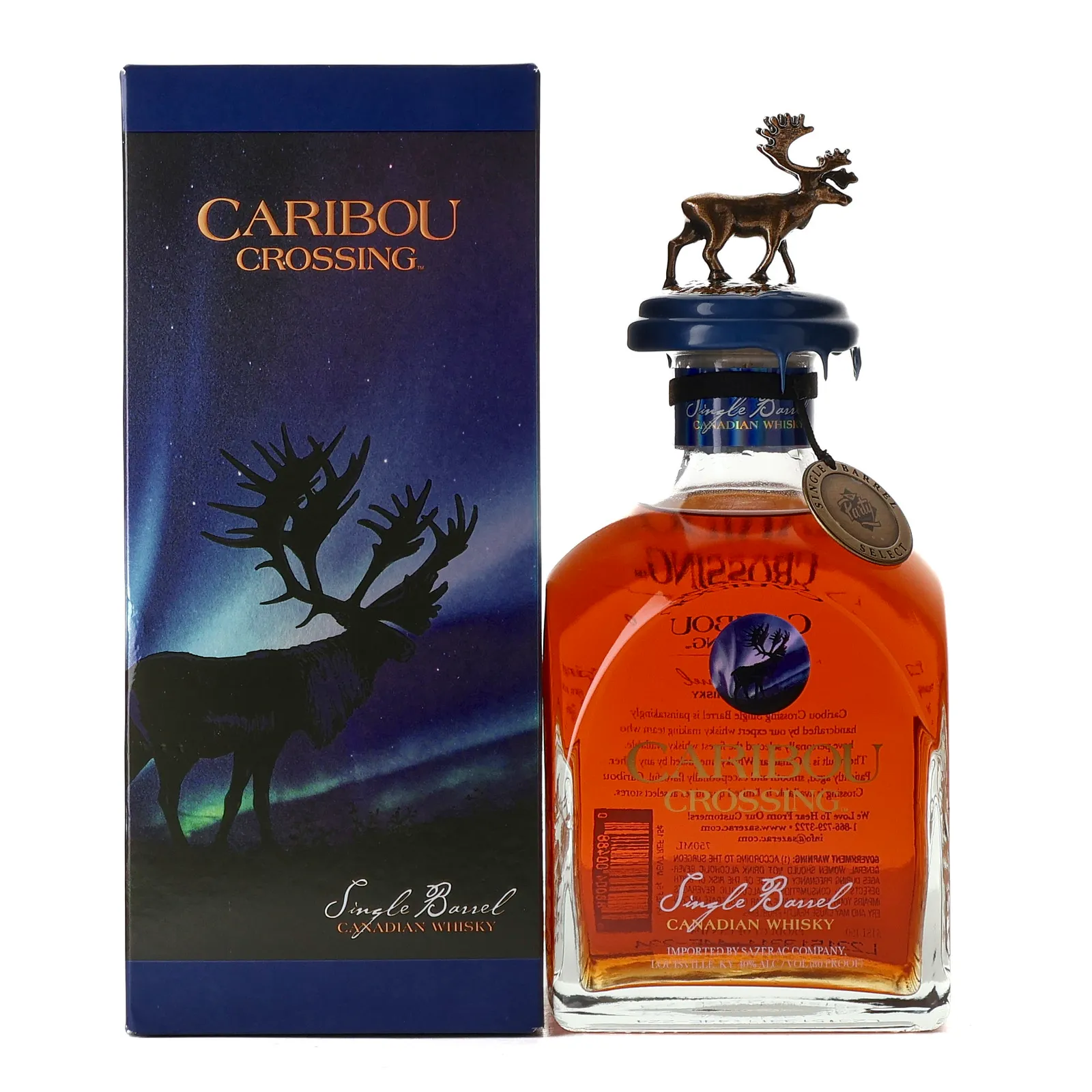 Caribou Crossing Party Source Private Barrel Selection, 2023, 40% whisky bottle
