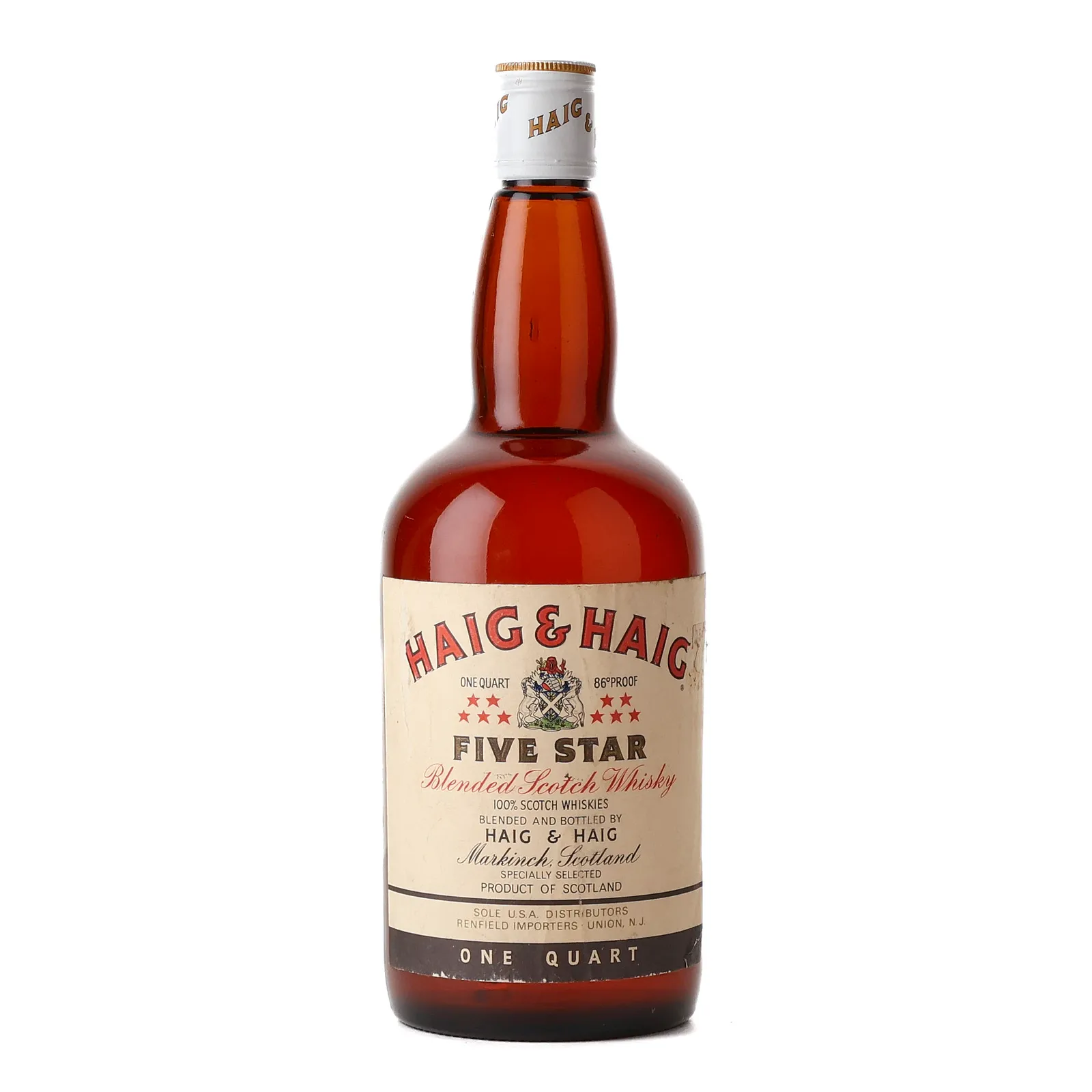 Haig & Haig Five Star, 43% whisky bottle