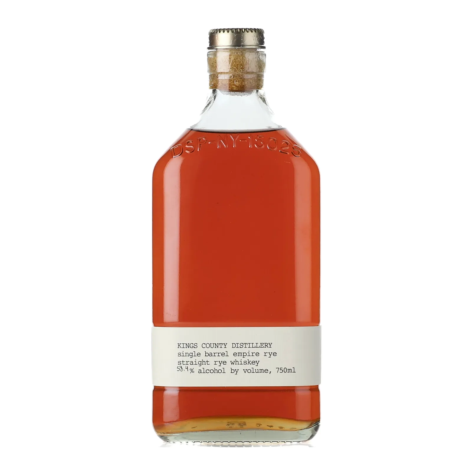 Kings County Empire Single Barrel 4 Year Old, New Charred Oak Cask, Cask #7459, 58.4% whisky bottle