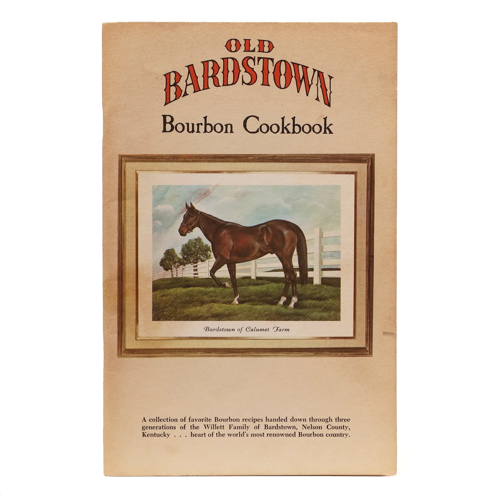 Old Bardstown Bourbon Cookbook whisky bottle