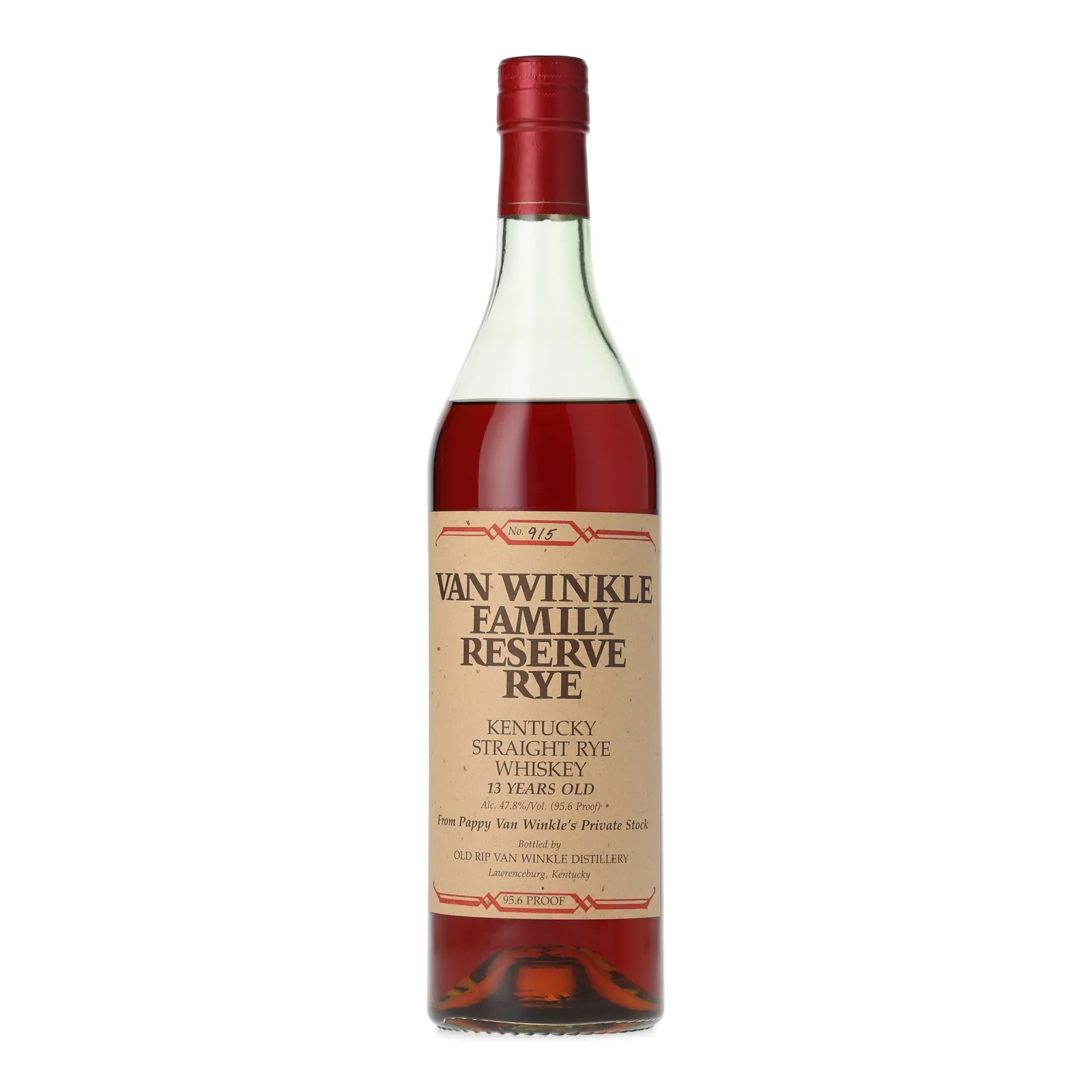 Van Winkle Family Reserve Rye 13 Year Old, 1998, 47.8% whisky bottle