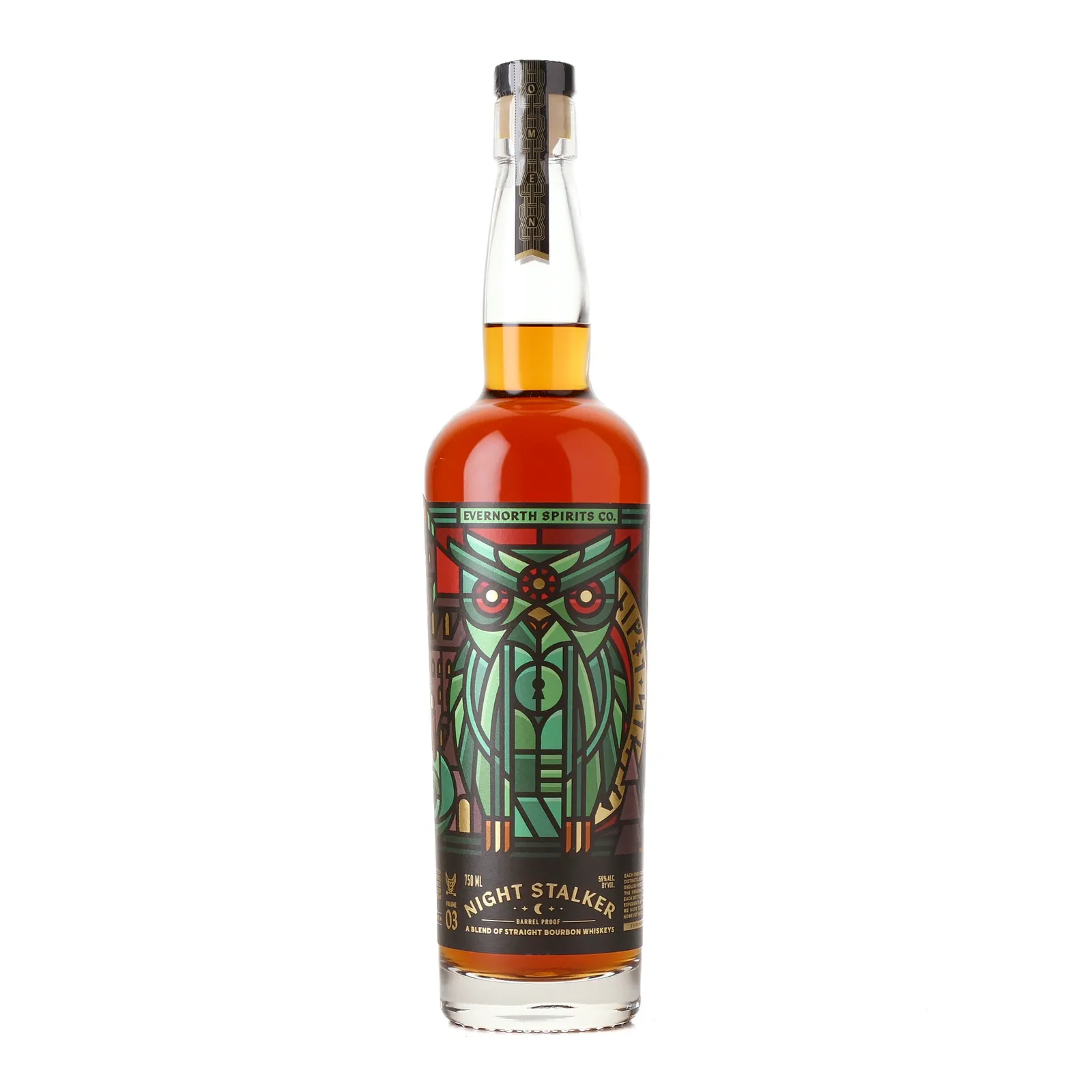 Evernorth Spirits Night Stalker, Volume 03, 2024, 59% whisky bottle