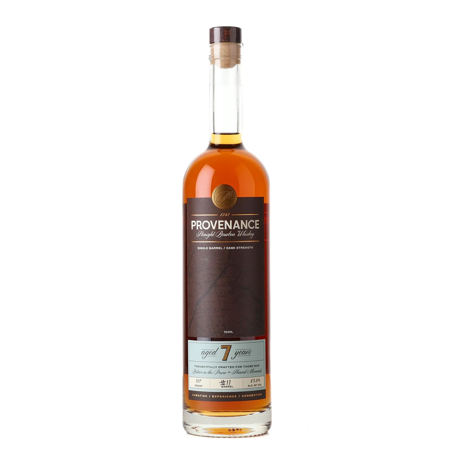 Provenance Cask Strength 7 Year Old, Cask #1, 53.5% whisky bottle