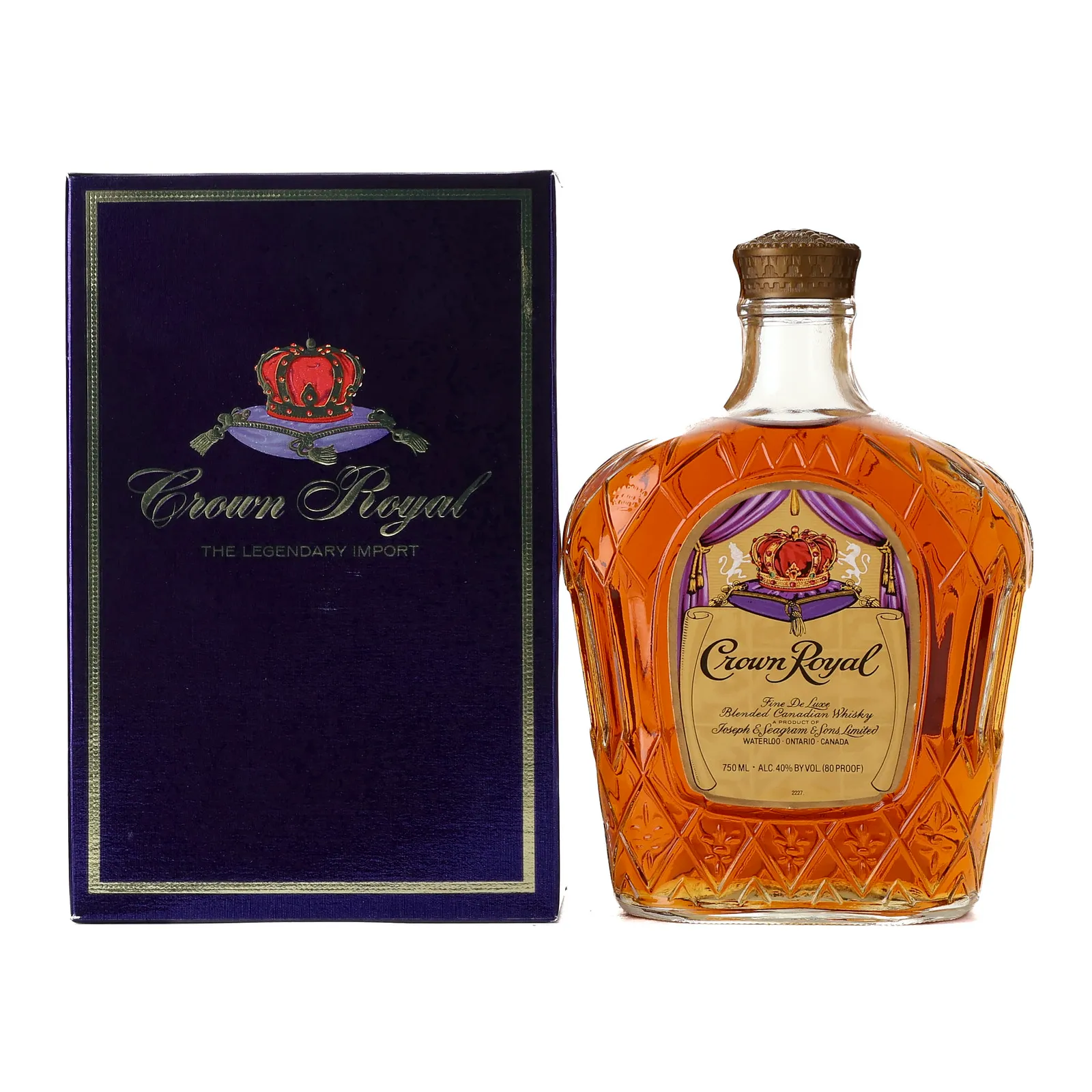 Crown Royal Fine De Luxe, 40%, 75cl whisky bottle