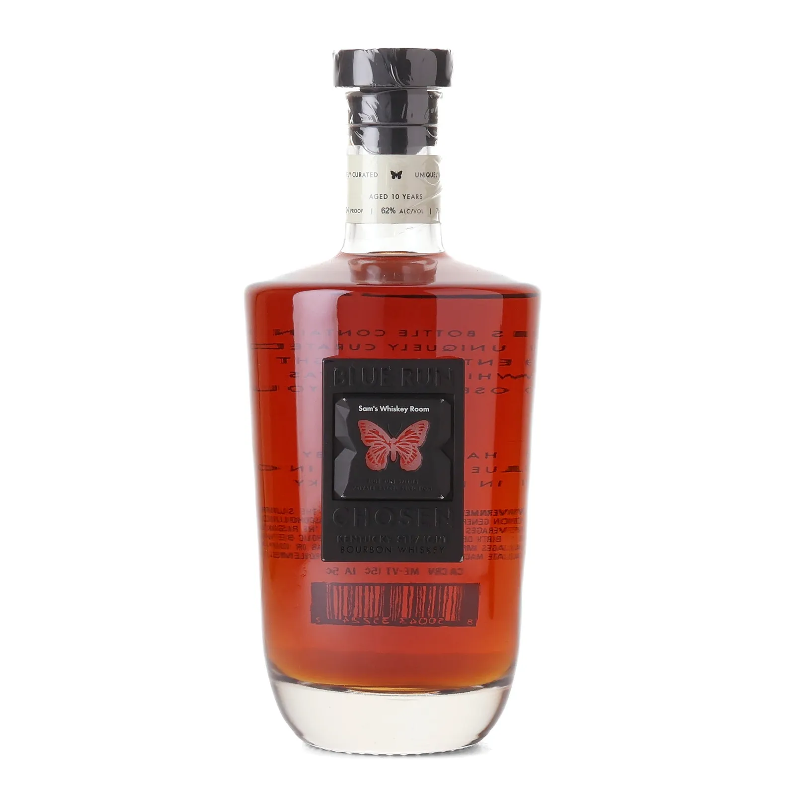 Blue Run Chosen Sam's Whiskey Room 10 Year Old, 2023, 62% whisky bottle