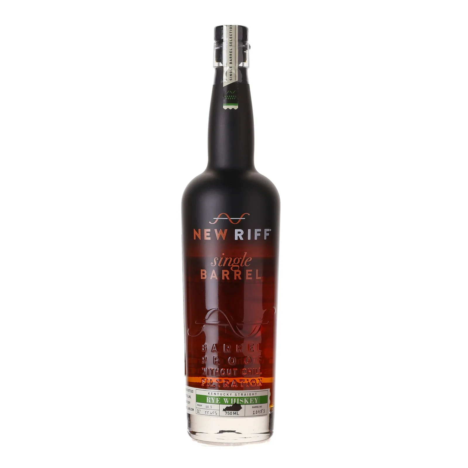 New Riff Single Barrel Rye Happy Hour Private Barrel Selection 4 Year Old, Cask #20453, 2023, 55.65% whisky bottle
