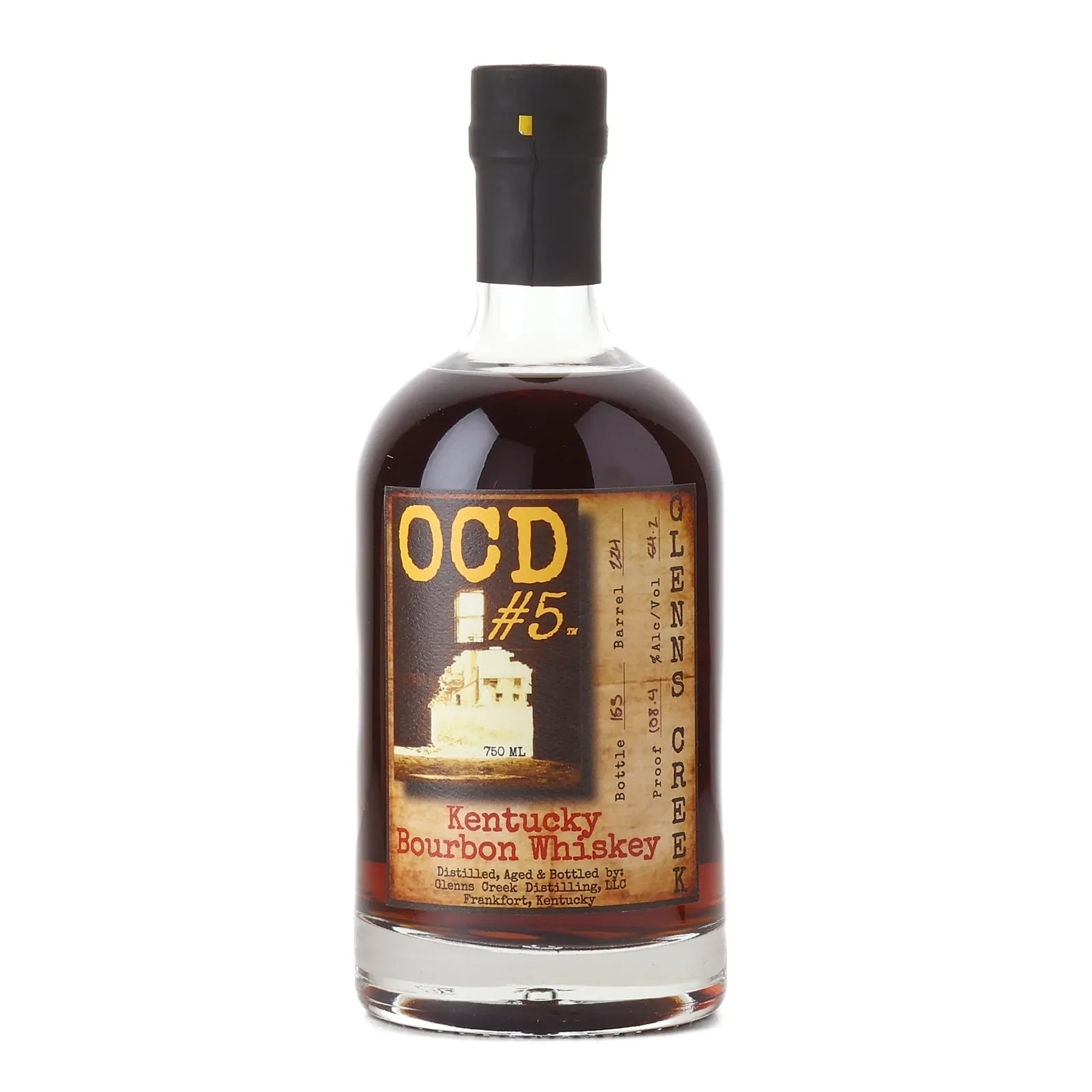 Glenns Creek OCD #5 Bourbon, 54.2% whisky bottle