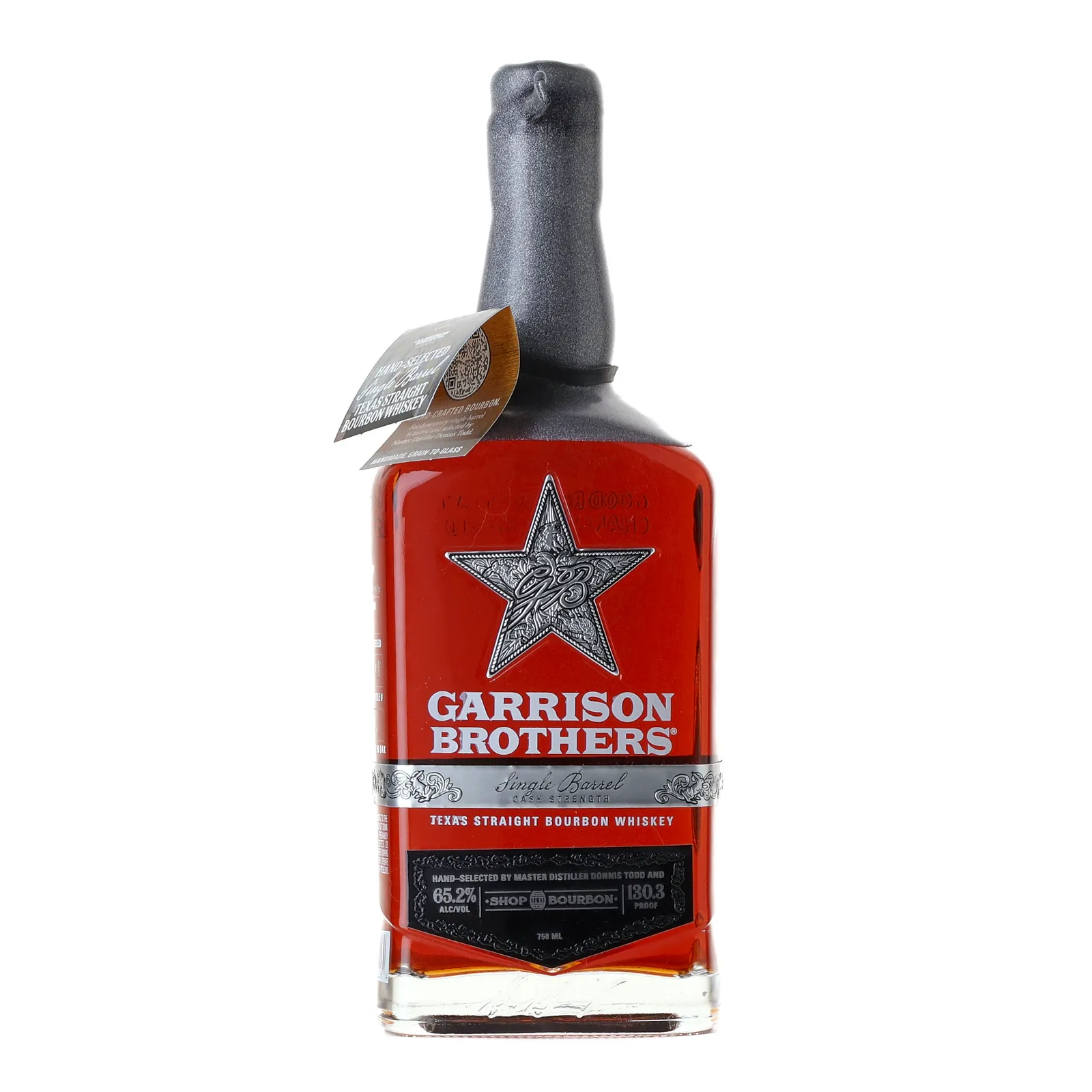 Garrison Brothers Single Barrel Cask Strength 3 Year Old, Cask #13208, 65.2% whisky bottle