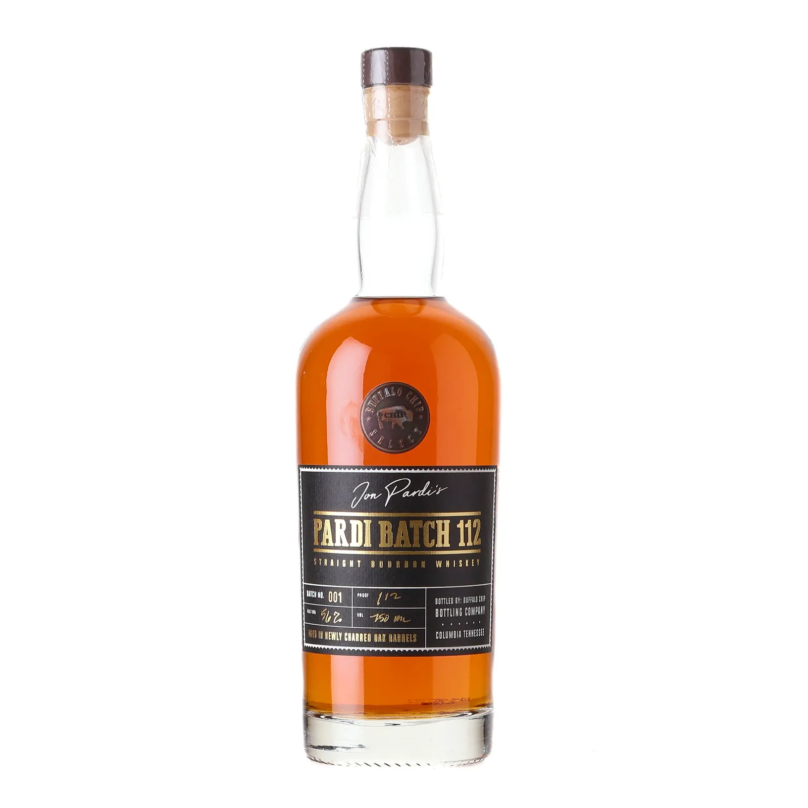 Pardi Batch No. 112 3 Year Old, Batch No. 001, 56% whisky bottle