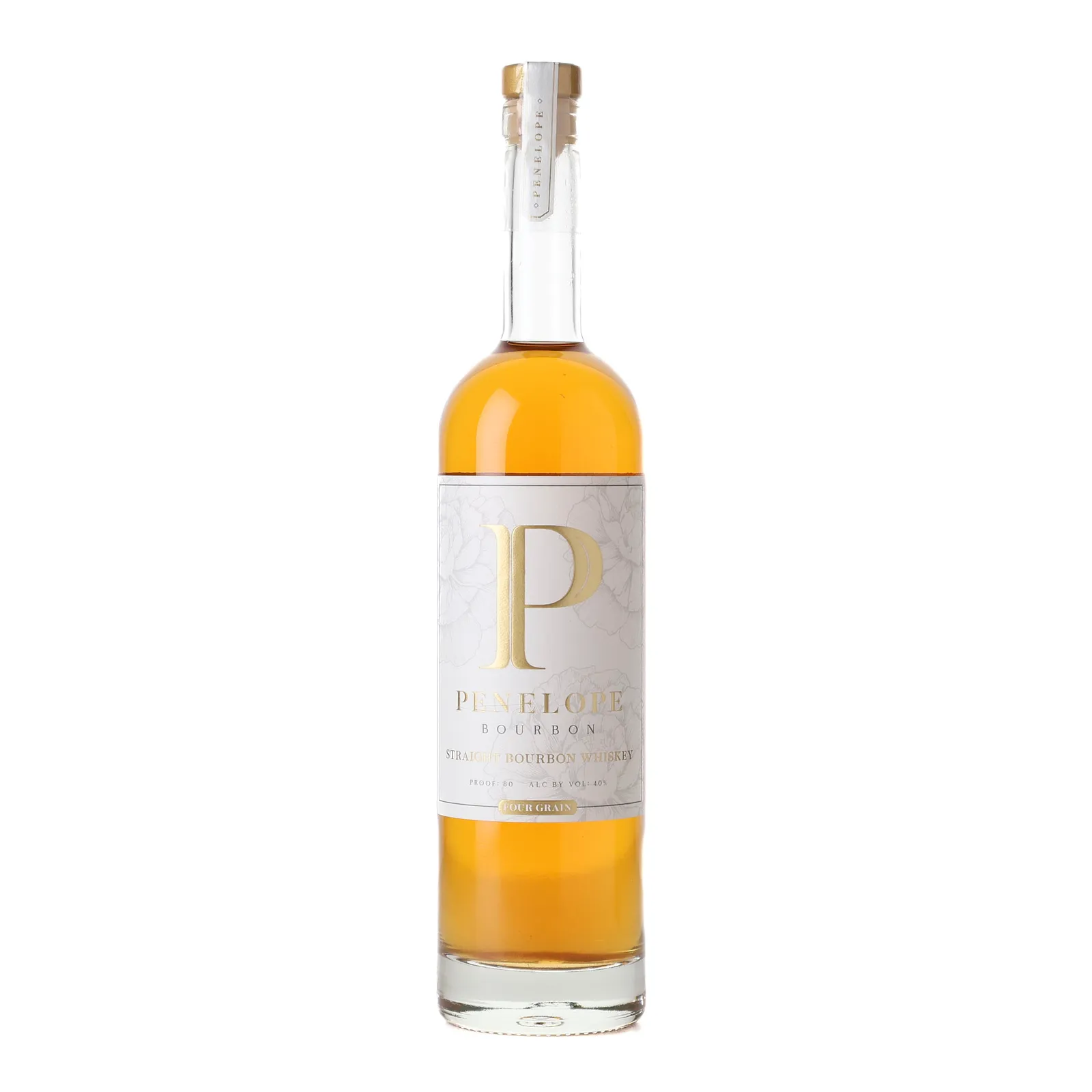 Penelope Four Grain Straight Bourbon Whiskey 3 Year Old, 40% whisky bottle