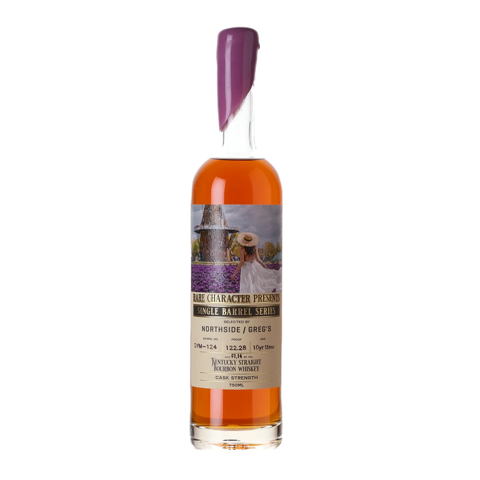 Rare Character Single Barrel Series 10 Year Old, New Charred Oak Cask, Cask #DYM-124, 2015, Rare Character, 61.14% whisky bottle
