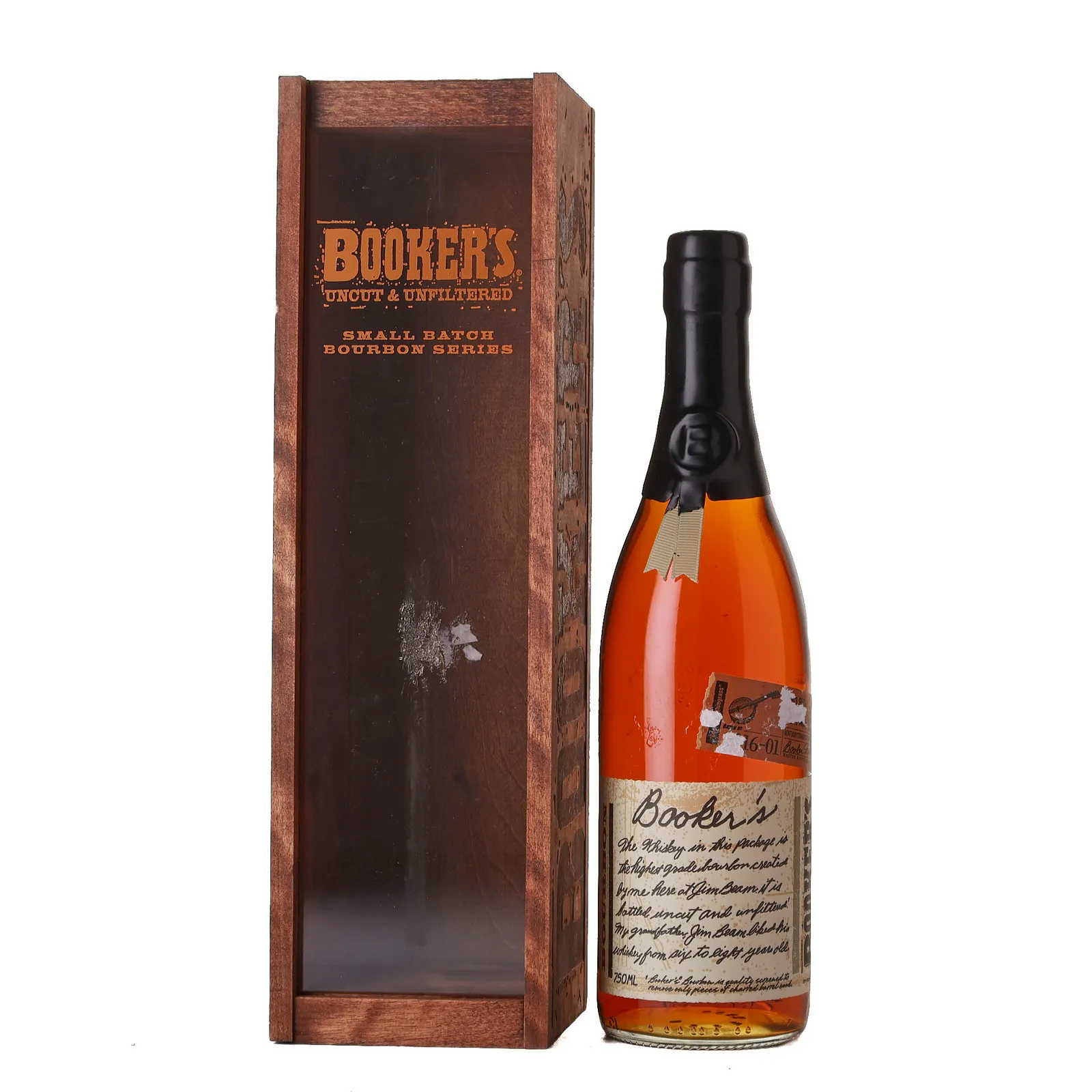 Booker's Small Batch No. Bourbon 'Booker's Bluegrass' 6 Year Old, Batch No. 2016-01, 2016, 63.95% whisky bottle