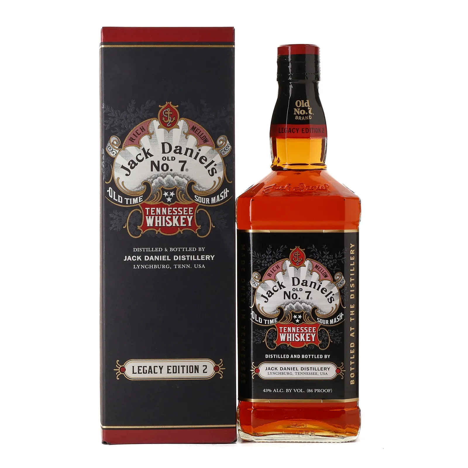 Jack Daniel's Legacy Edition No. 2, 43% whisky bottle