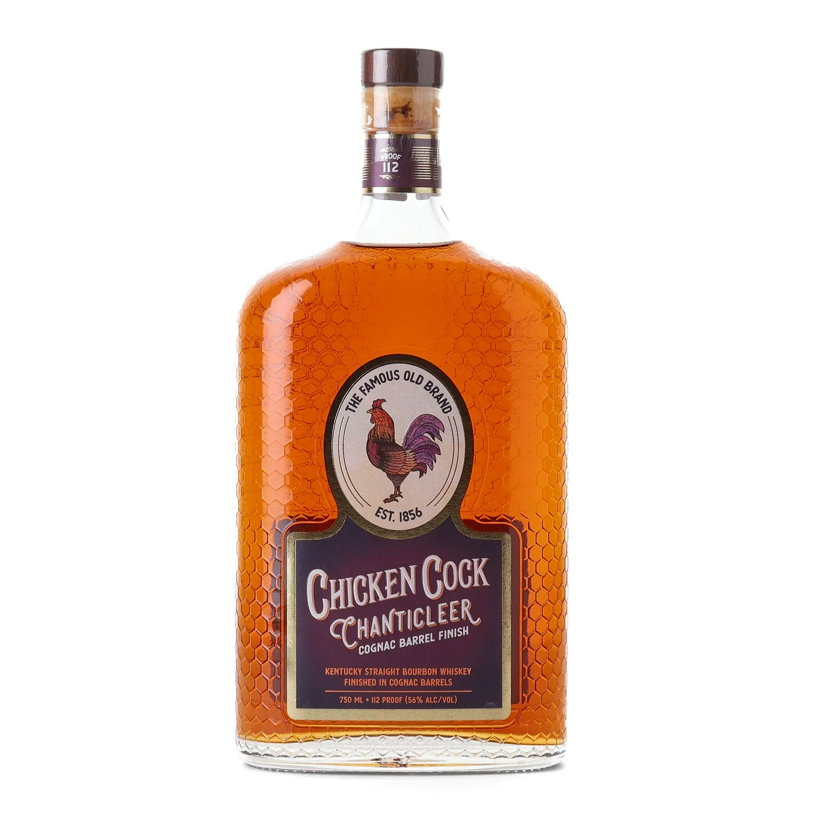 Chicken Cock Chanticleer Cognac Cask, 56% whisky bottle