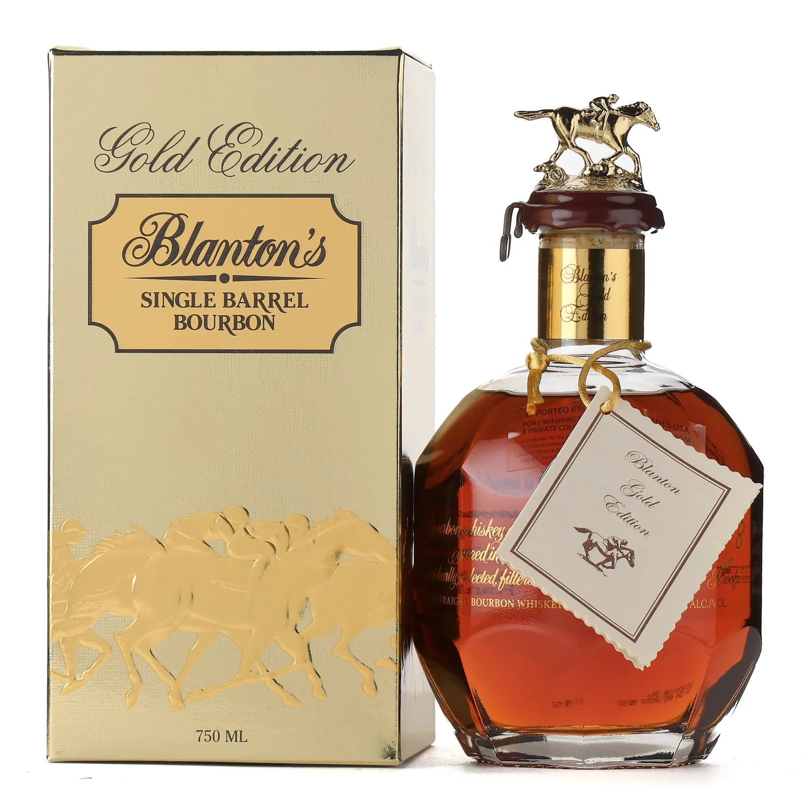Blanton's Takara Gold Edition Bourbon (Letter A), New charred American oak Cask, Cask #8, Batch Letter A, 2026, 51.5% whisky bottle