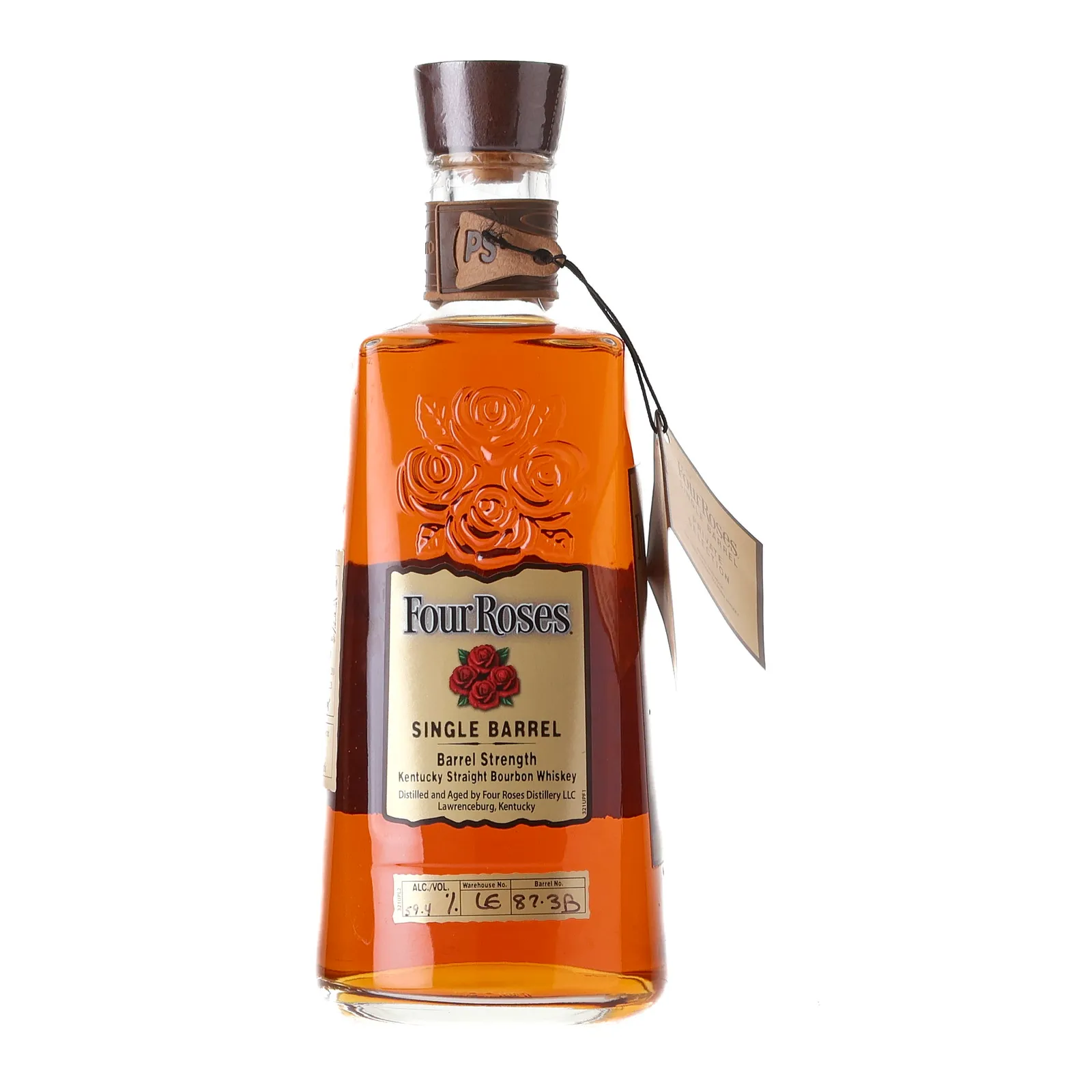 Four Roses Barrel Strength OESQ 9 Year Old, Cask #87-3B, Batch No. LE 87-3B (Tier 3), 2020, 59.4% whisky bottle