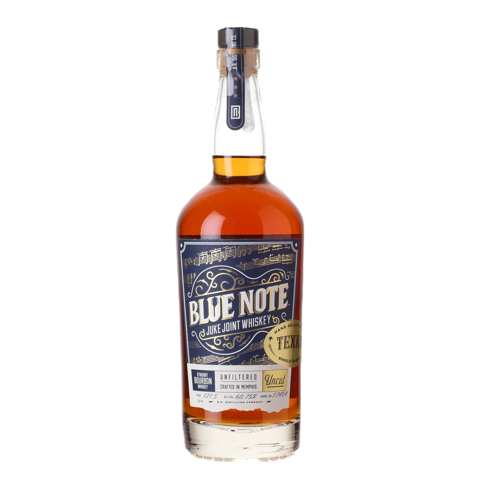 Blue Note Juke Joint Whiskey Uncut 3 Year Old, Cask #17454, 60.75% whisky bottle