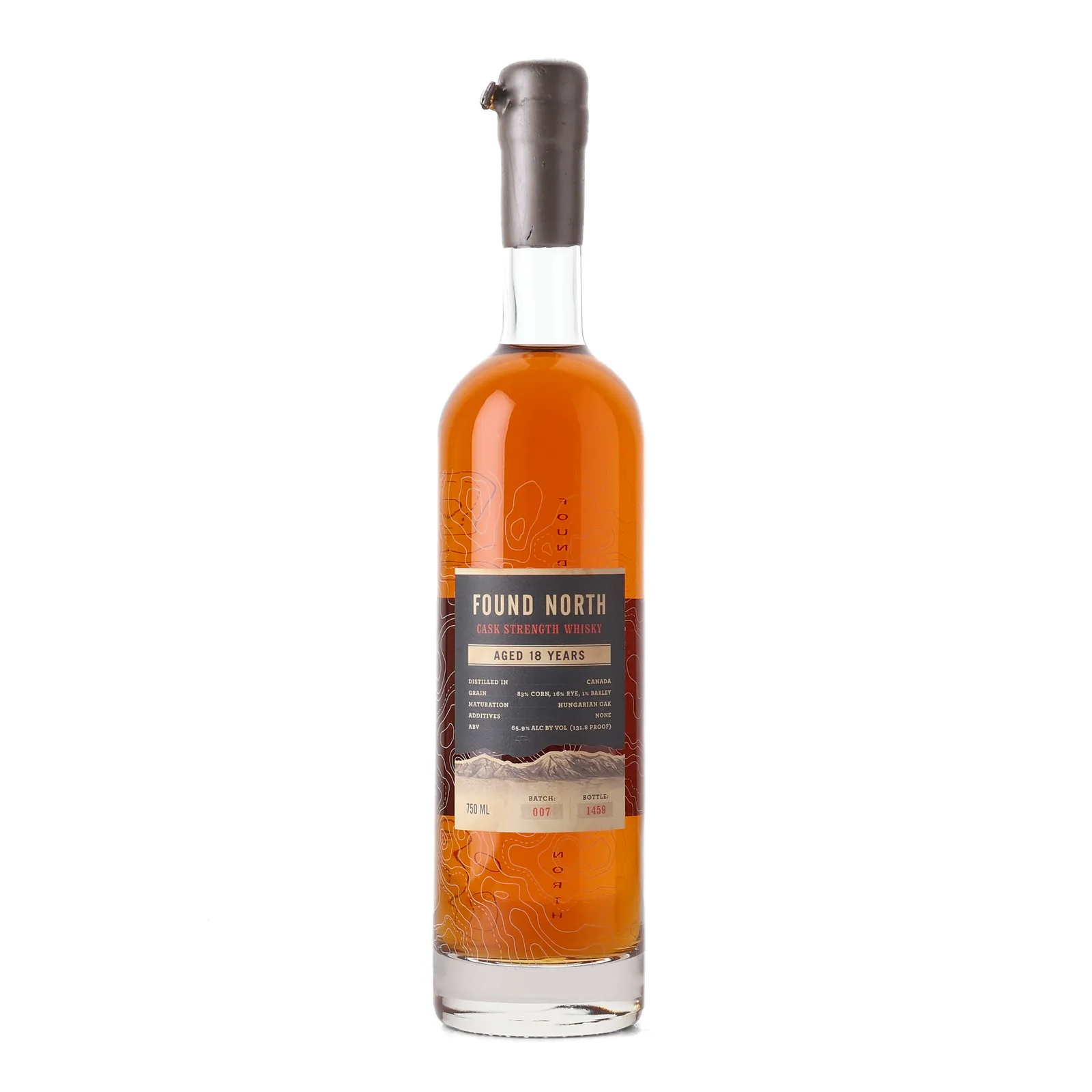 Found North Cask Strength 18 Year Old, Batch No. 007, 65.9% whisky bottle