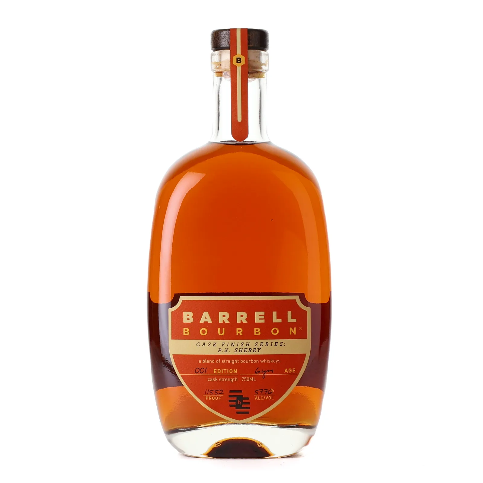 Barrell Craft Spirits Cask Finish Series: P.X. Sherry 6 Year Old, Sherry Cask, Edition No. 001, 57.8% whisky bottle