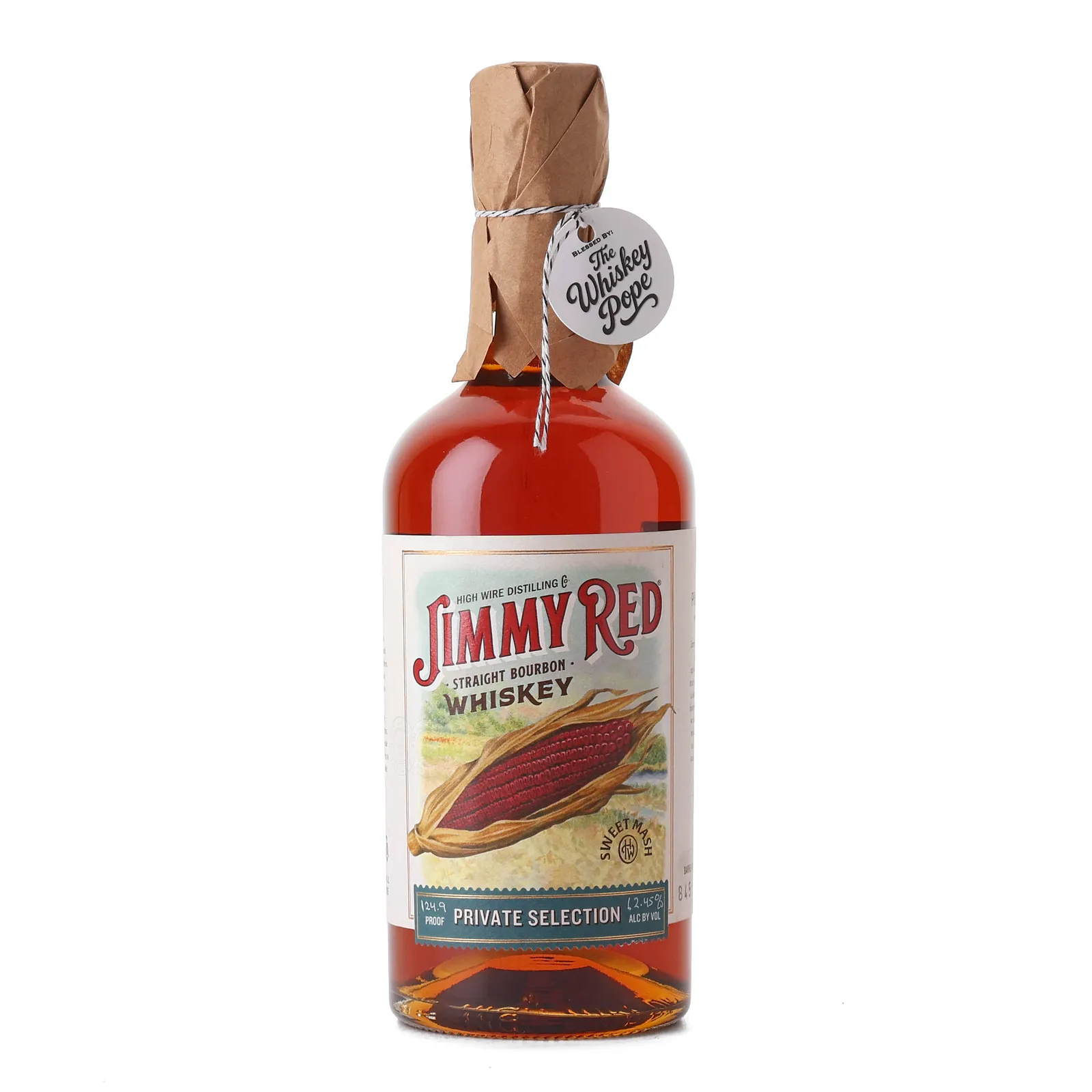 High Wire Jimmy Red Bourbon The Whiskey Pope Private Barrel Selection, Barrel Cask, Cask #845, 62.5% whisky bottle