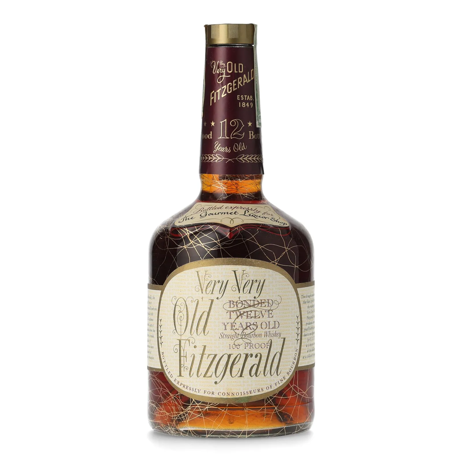 Old Fitzgerald Very Very Old 12 Year Old, 1981, 50% whisky bottle