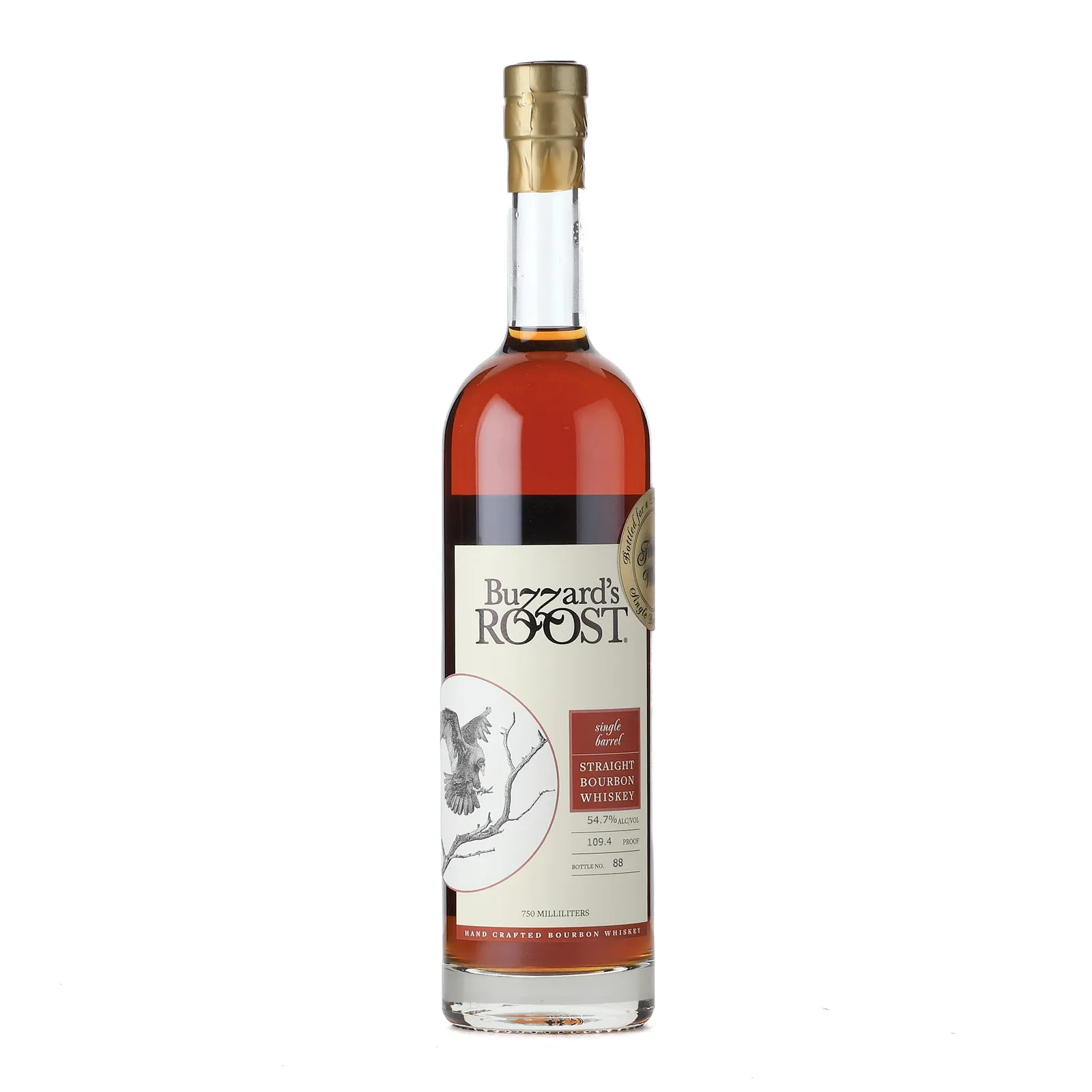 Buzzard's Roost Founders Wheater Private Barrel Selection, Single Barrel, Cask #23-73489, 54.7%