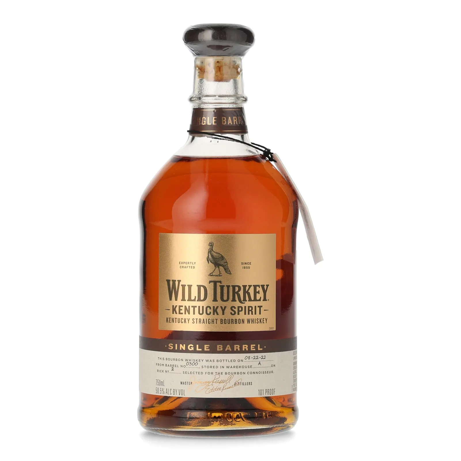 Wild Turkey Kentucky Spirit Single Barrel Private Selection Rare Bird 101, 2022, 50.5% whisky bottle