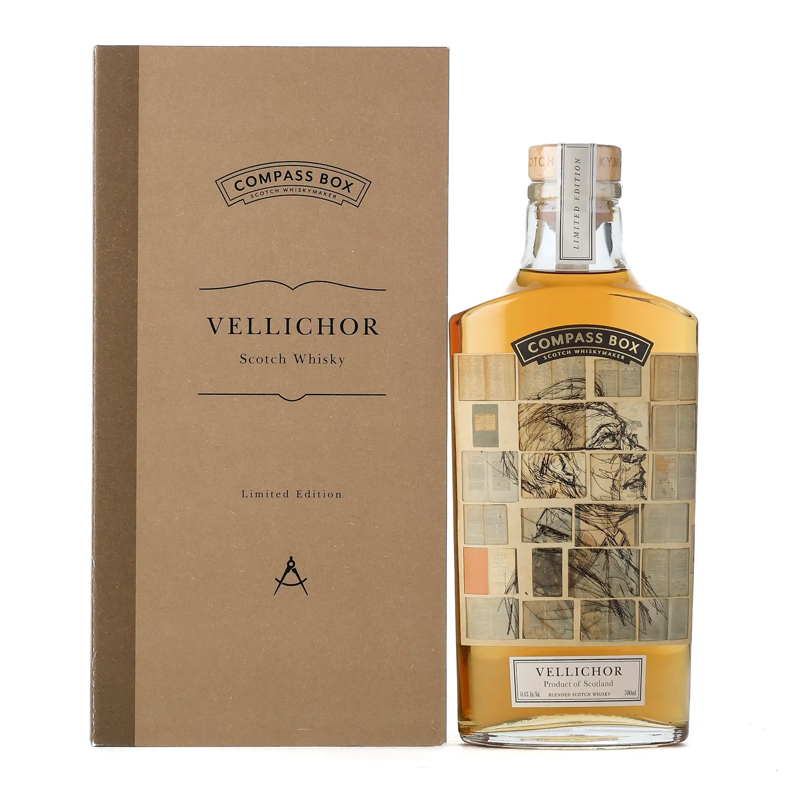 Compass Box Vellichor Limited Edition, American Oak & Sherry Cask, Compass Box, 44.6% whisky bottle