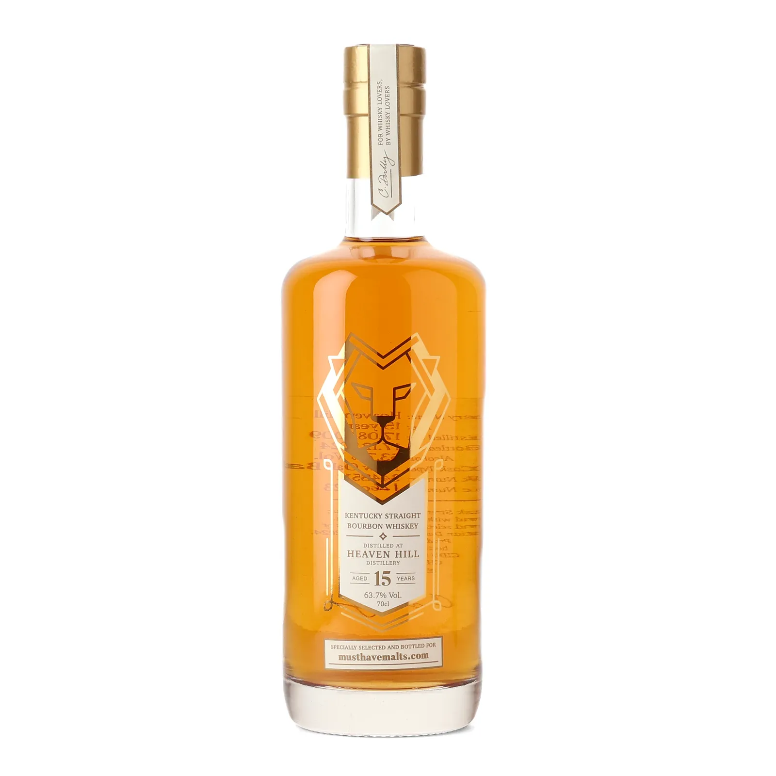 Heaven Hill C. Dully 15 Year Old, New Oak Cask, Cask #3448512, 2009, C. Dully, 63.7% whisky bottle