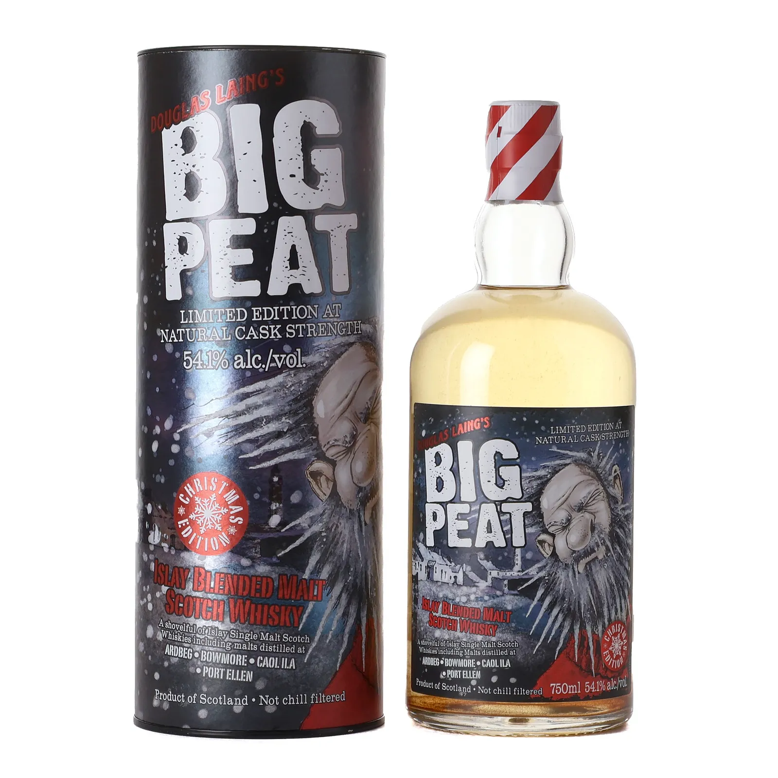 Big Peat Christmas Edition, Douglas Laing, 54.1%, 75cl whisky bottle