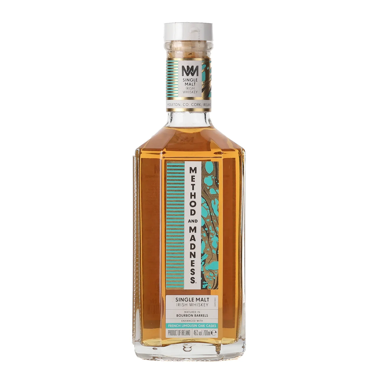 Method & Madness Single Malt 14 Year Old, Bourbon & French Limousin Oak Cask, 2017, 46% whisky bottle