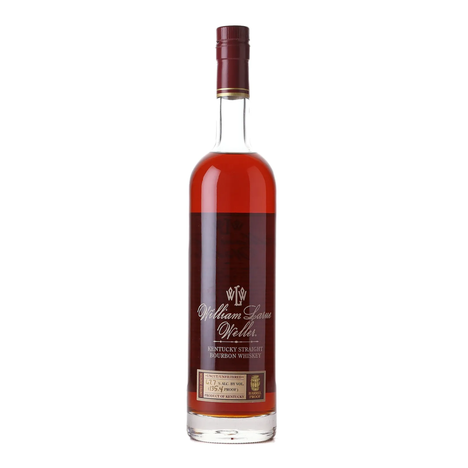 Buffalo Trace William Larue Weller Antique Collection Kentucky Straight Bourbon 2016 Release 12 Year Old, 67.7% whisky bottle