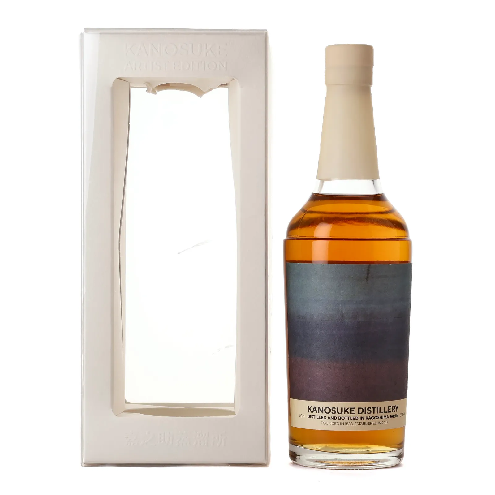 Kanosuke Artist Edition No. 3, Shochu, Bourbon & Wine Cask, 2024, 50% whisky bottle
