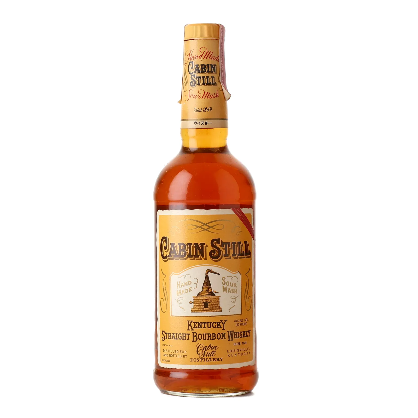 Cabin Still Kentucky Straight Bourbon, Bourbon Cask, 40% whisky bottle