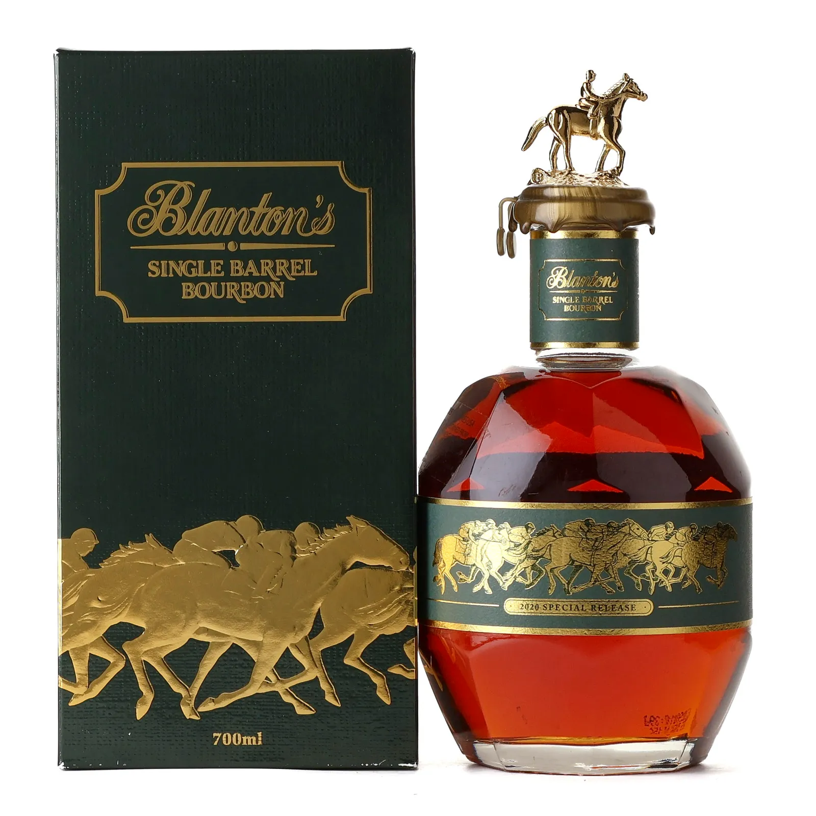 Blanton's M&P Special Poland Release Single Barrel Bourbon, Cask #368, Letter B, 2020, 58.5% whisky bottle